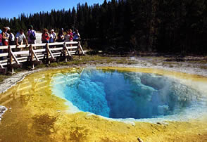 Yellowstone NP Morning Glory Pool  NPS